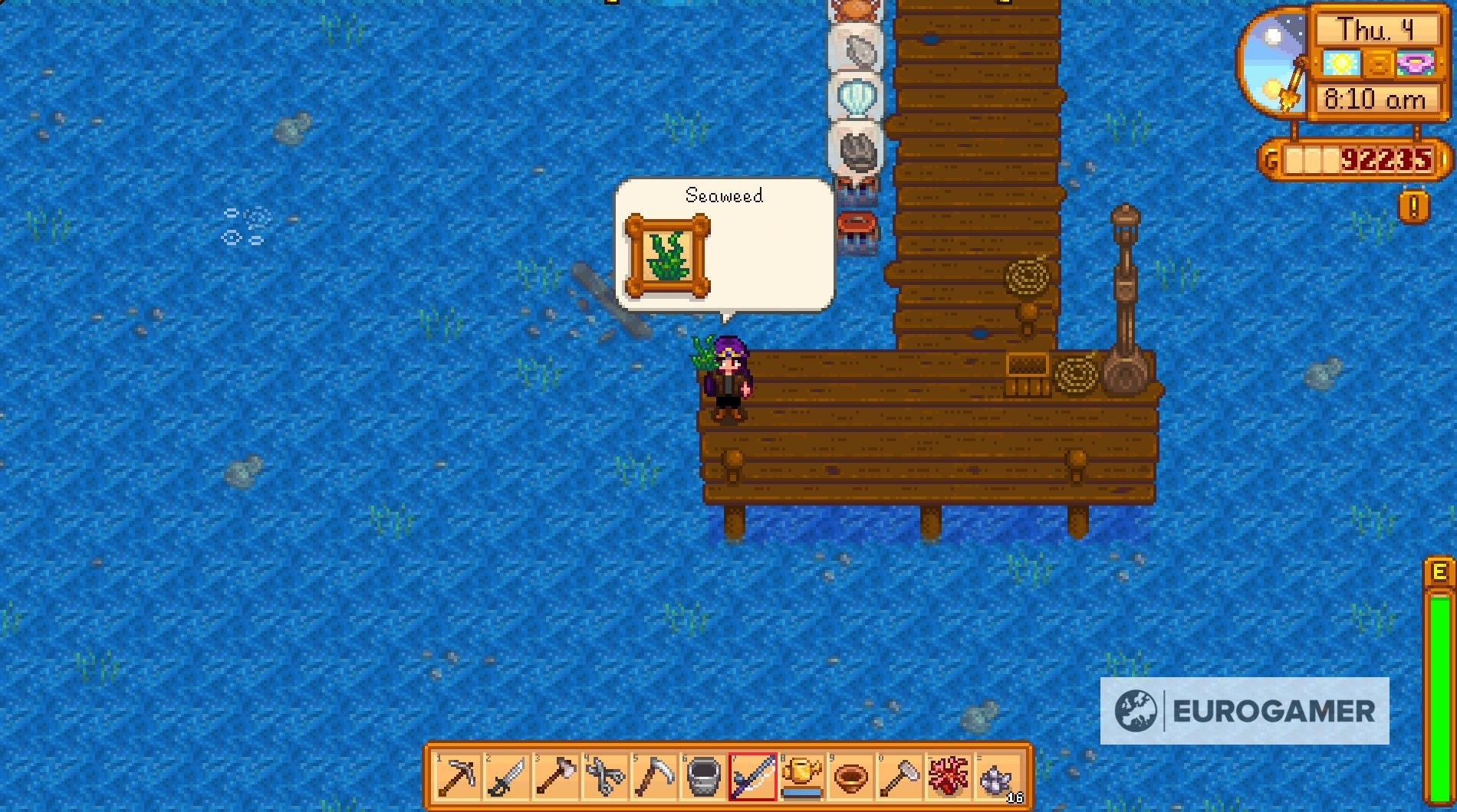 Stardew Valley Ponds - best products and best fish for ponds, and pond